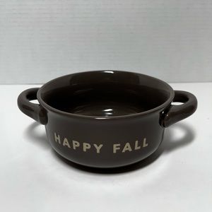 Happy Fall Holiday Crock/Soup/Bowl
